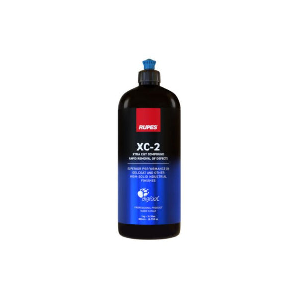Rupes XC-2 car polish bottle on a white background