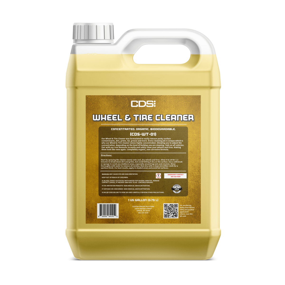 Wheel & Tire Cleaner (Concentrated) - Custom Dealer Solutions - CDS - WT - 01