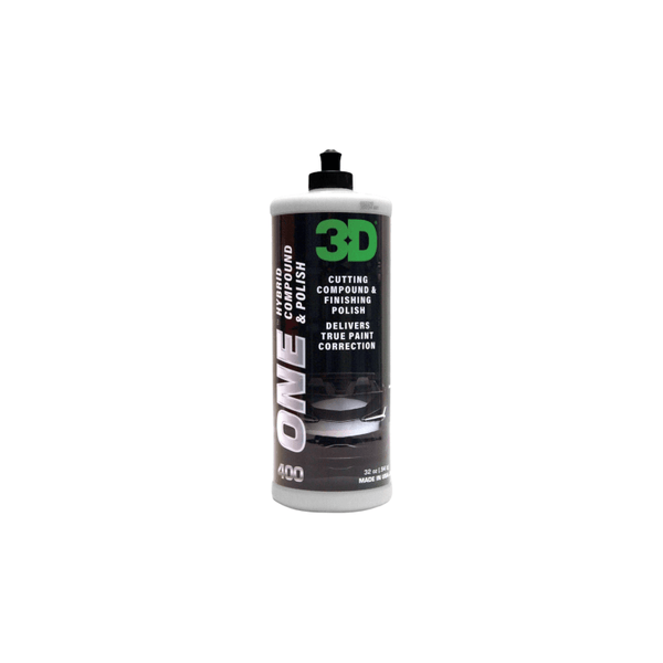 3D ONE hybrid compound and polish, 32 oz bottle