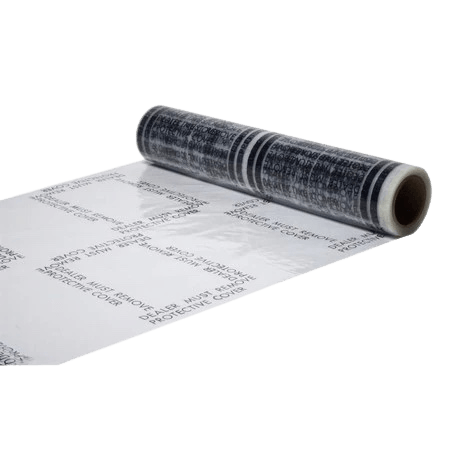 CDS adhesive floor mat roll for dealership carpet protection, 24 in by 500 ft
