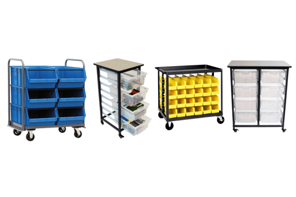 Mobile Bin Storage - Custom Dealer Solutions