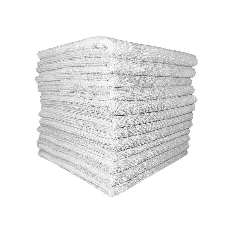 16" x 16" Cool Gray 430GSM Pearl Weave Knockdown Towels