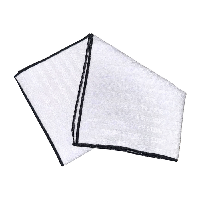 16" x 16" White 250GSM Interior Scrubbing Towels - 10 Pack