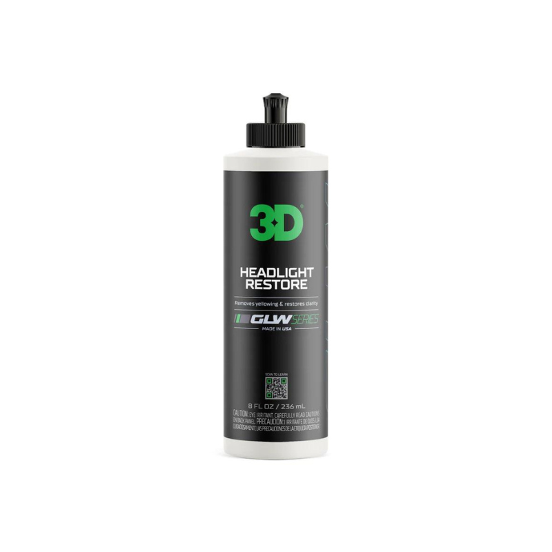 3D GLW Series Headlight Restore - 8 oz