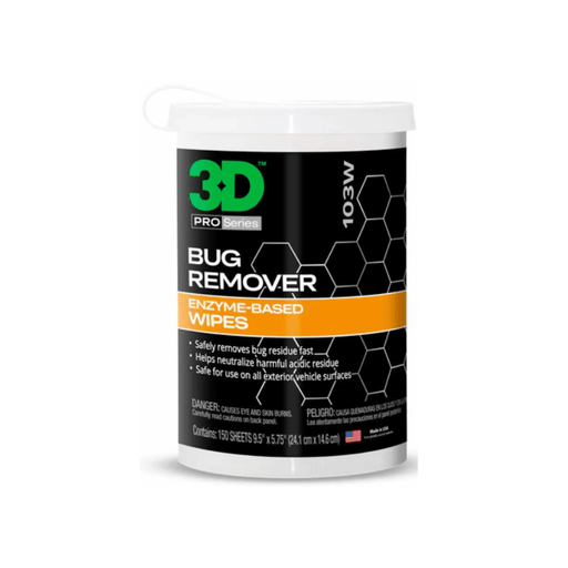3D Bug Remover Wipes - Custom Dealer Solutions - 103W