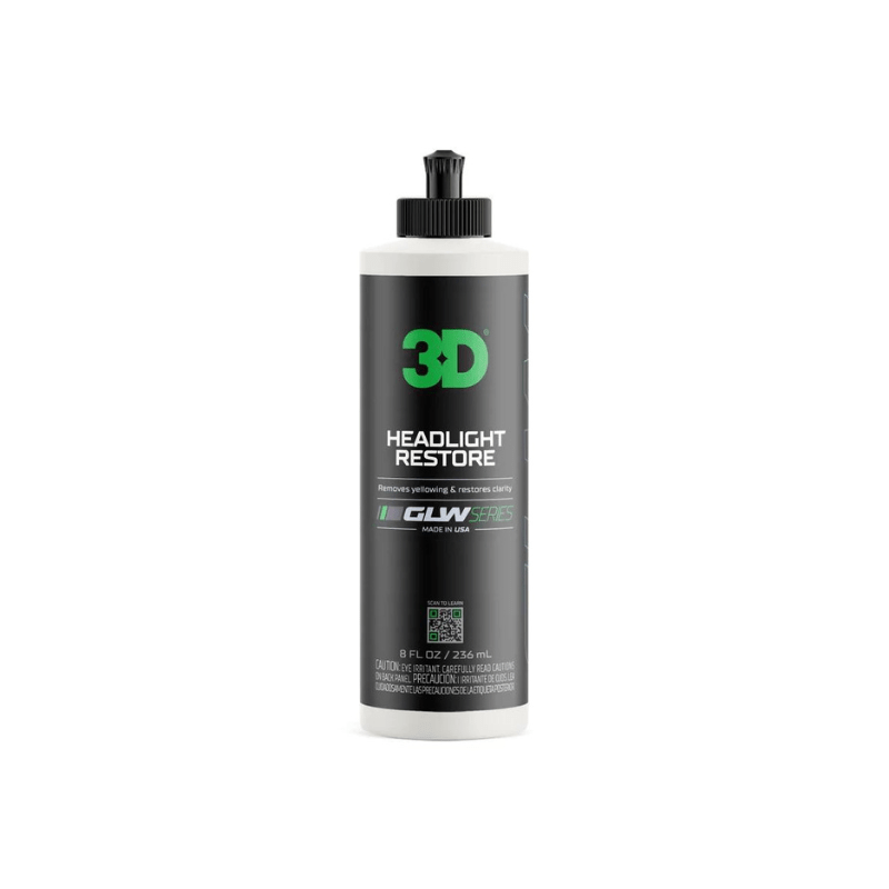 3D GLW Series Headlight Restore - 8 oz - Custom Dealer Solutions - 355OZ8