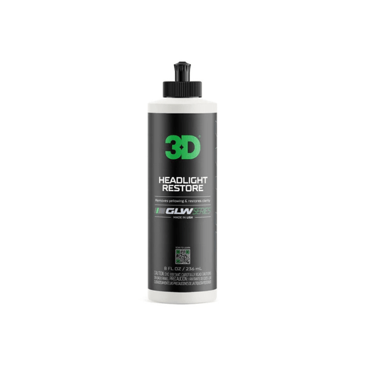 3D GLW Series Headlight Restore - 8 oz - Custom Dealer Solutions - 355OZ8