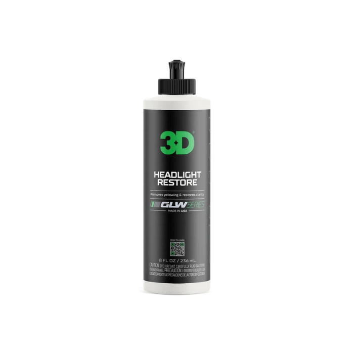3D GLW Series Headlight Restore - 8 oz - Custom Dealer Solutions - 355OZ8