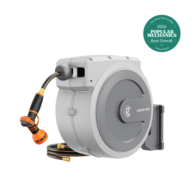 Retractable Garden Hose Reel-1/2in-130ft