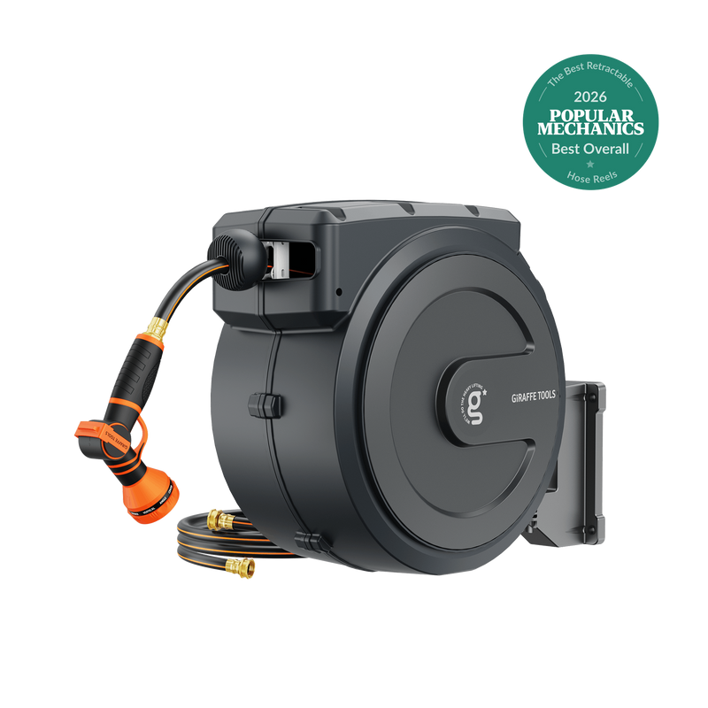 Retractable Garden Hose Reel-1/2in-130ft