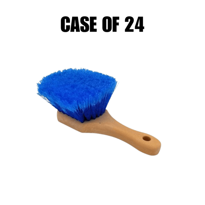 Blue Medium Stiff Utility Brush - 8 Inch [Case of 24]