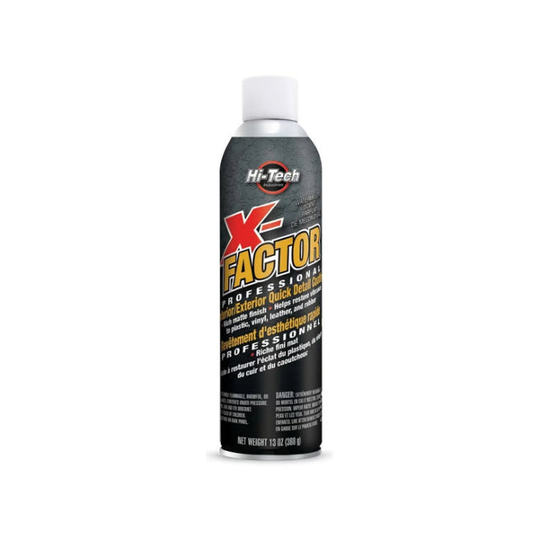 Hi-Tech X-Factor spray can on a white background