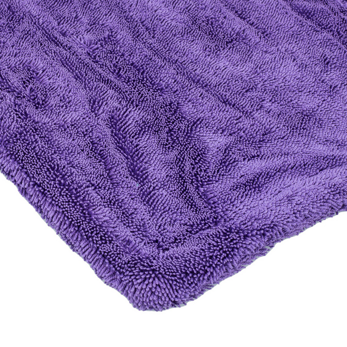 Maxshine 1200 GSM Purple Duo Twisted Loop Microfiber Drying Towel