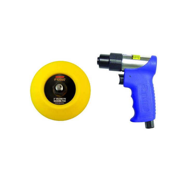 Astro Pneumatic 3" Mini Air Polisher