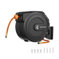 Giraffe Tools Retractable Air Hose Reel-PP Housing-3/8in-50ft