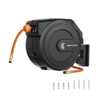 Retractable Air Hose Reel-PP Housing-3/8in-50ft