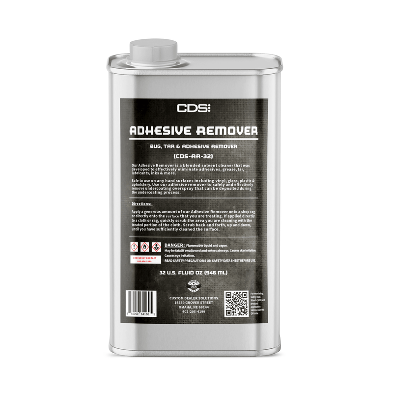 Adhesive Remover - Custom Dealer Solutions - CDS - AR32