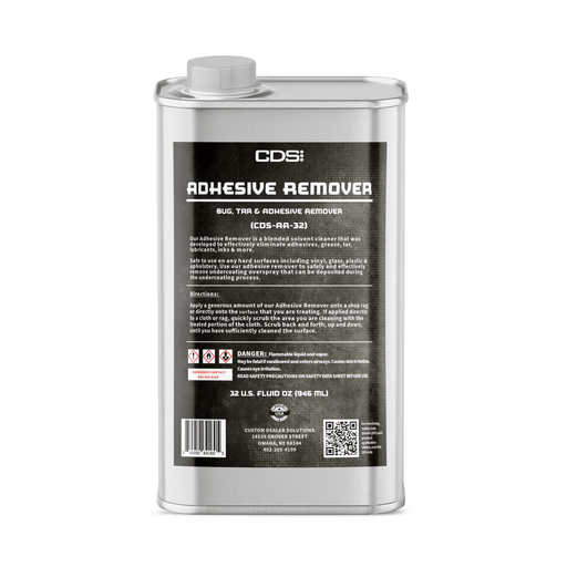 Adhesive Remover - Custom Dealer Solutions - CDS - AR32