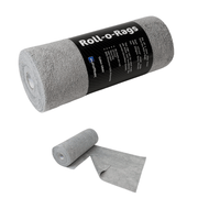 Autofiber [Roll - o - Rags] Microfiber Towels on a Roll 12" x 12" - 30/roll - Custom Dealer Solutions - TROLL260GY12 - 30