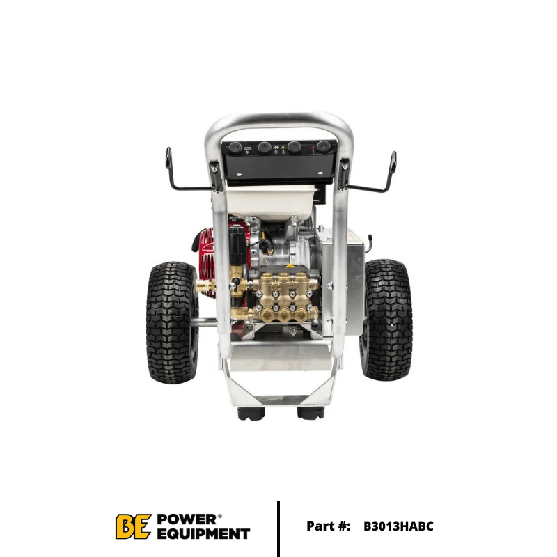BE Industrial (B3013HABC) 3,000 PSI - 5 GPM Belt Drive Gas Pressure Washer w/ Honda GX390 Engine - Custom Dealer Solutions - B3013HABC