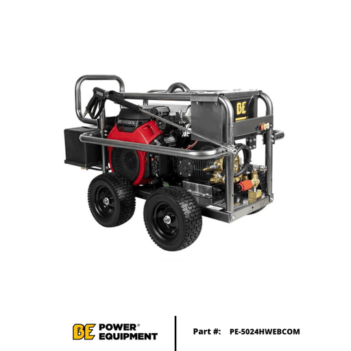 BE Industrial (PE - 5024HWEBCOM) 5,000 PSI - 5.0 GPM Cold Water Pressure Washer w/ Honda GX690 Engine and Comet Triplex Pump - Custom Dealer Solutions - PE - 5024HWEBCOM