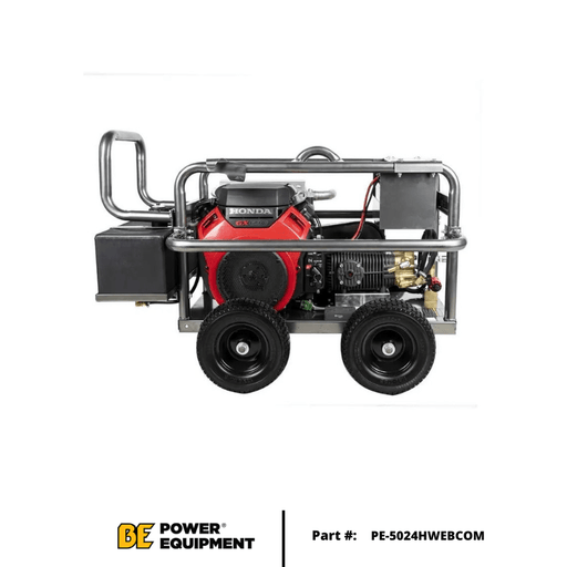 BE Industrial (PE - 5024HWEBCOM) 5,000 PSI - 5.0 GPM Cold Water Pressure Washer w/ Honda GX690 Engine and Comet Triplex Pump - Custom Dealer Solutions - PE - 5024HWEBCOM
