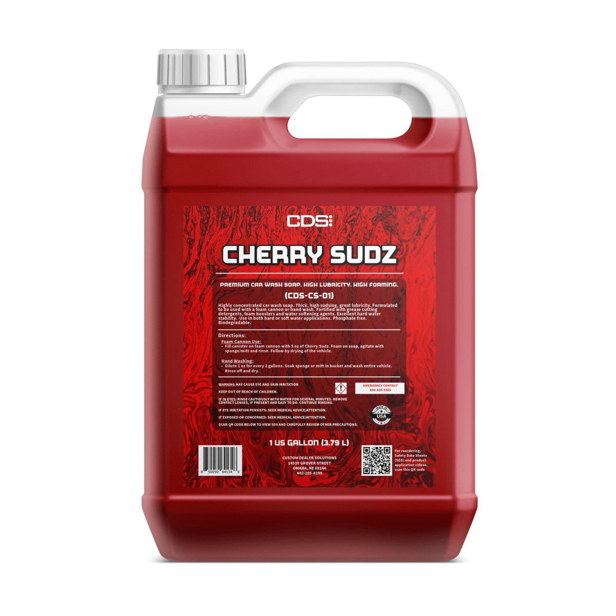 Cherry Sudz (Car Wash Soap) - Custom Dealer Solutions - CDS - CS - 01