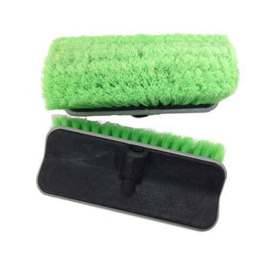 Commercial Tri - Head Car Wash Brush (Green) [Case of 10] - Custom Dealer Solutions - CTHWB - GRN - CS10