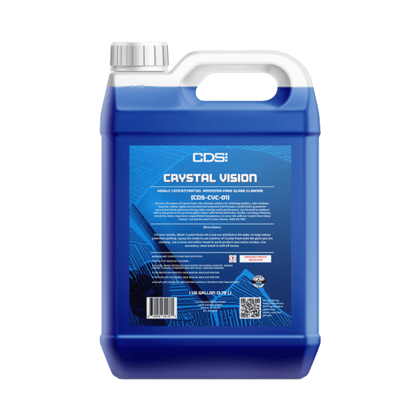 Crystal Vision Glass Cleaner (Concentrated) - Custom Dealer Solutions - CDS - CVC - 01