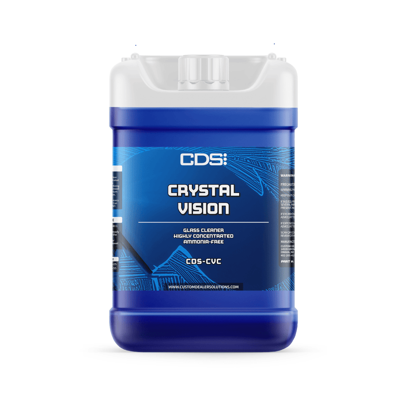 Crystal Vision Glass Cleaner (Concentrated) - Custom Dealer Solutions - CDS - CVC - 05