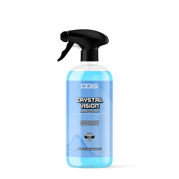 Crystal Vision Glass Cleaner (Ready To Use) - Custom Dealer Solutions - CDS - CVRTU - 12