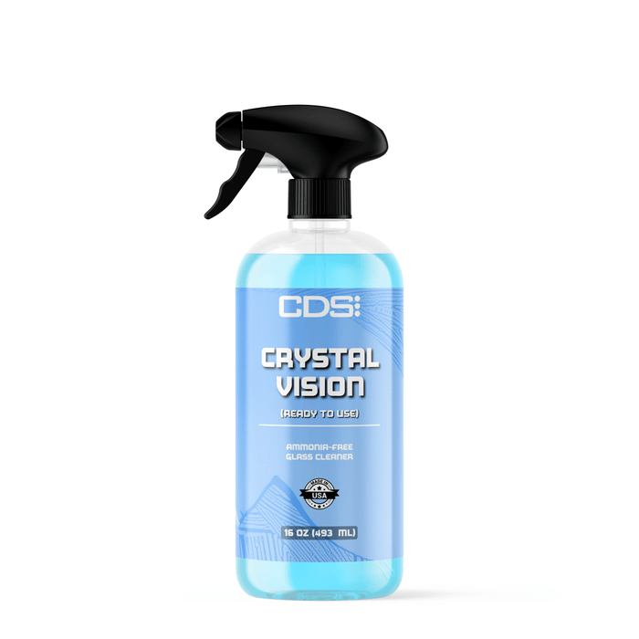 Crystal Vision Glass Cleaner (Ready To Use) - Custom Dealer Solutions - CDS - CVRTU - 16