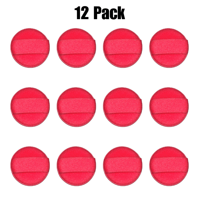 Foam Ceramic Coating & Wax Applicator Pad w/ Hand Strap (12 Pack) - Custom Dealer Solutions - CDS - CSAPPRD - 12