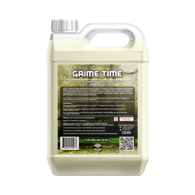 Grime Time (Surface Decontaminant) - Custom Dealer Solutions - CDS - GT - 01