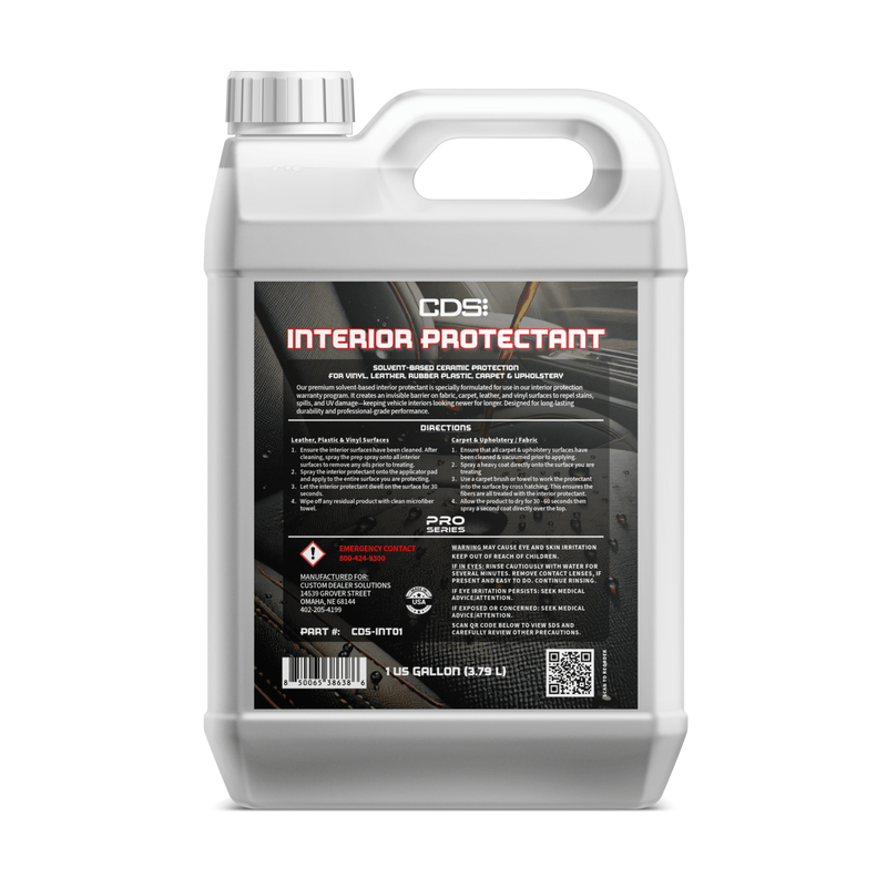 Interior Protectant - Custom Dealer Solutions - CDS - IP01