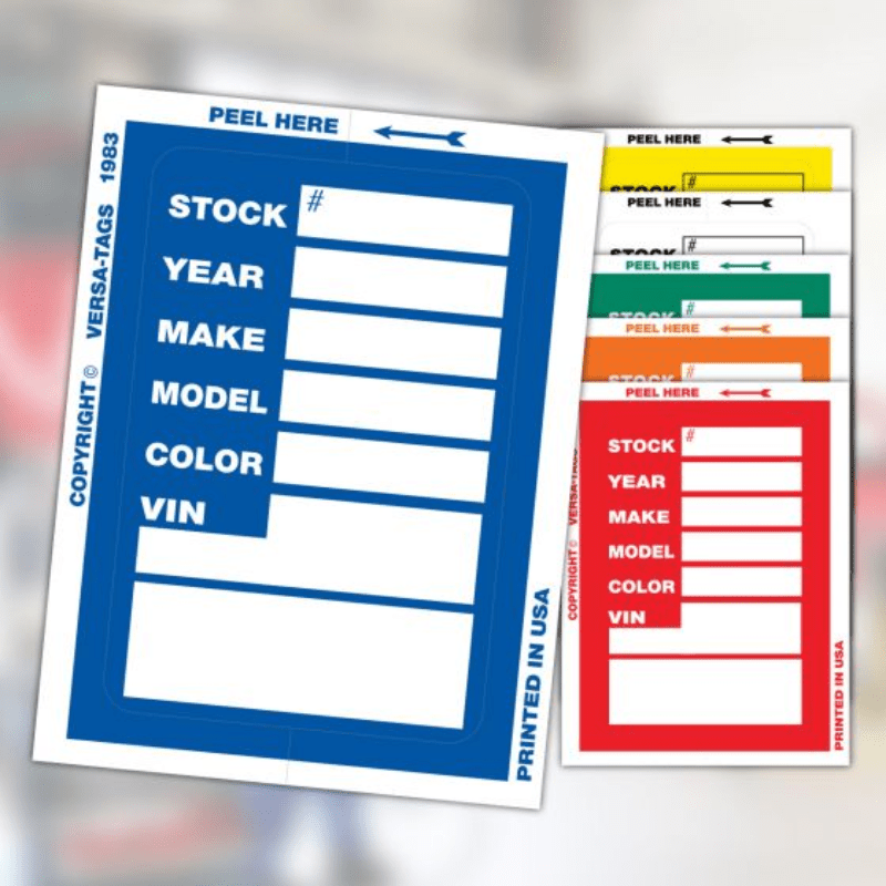 Kleer - Bak™ Stock Stickers (100/Pack) - Custom Dealer Solutions - 400NEW