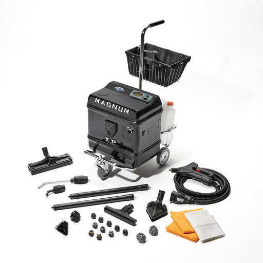 Magnum XP 356° 145 PSI (10 Bar) Continuous Fill / Injection Commercial Steam Cleaner - Custom Dealer Solutions - MAGNUMXP