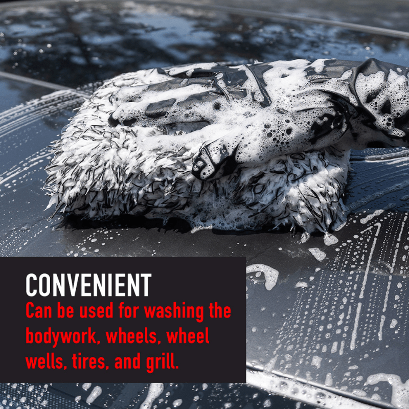 Maxshine Black/White Microfiber Wash Pad - Custom Dealer Solutions - 1120004W