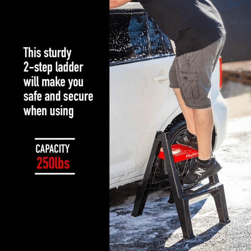 Maxshine Folding Step Stool - Custom Dealer Solutions - 702305