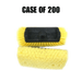 Medium - Soft 5 Corner Car Wash Brush Head (Yellow) [Case of 10] - Custom Dealer Solutions - MSCWBH - YLW - CS10