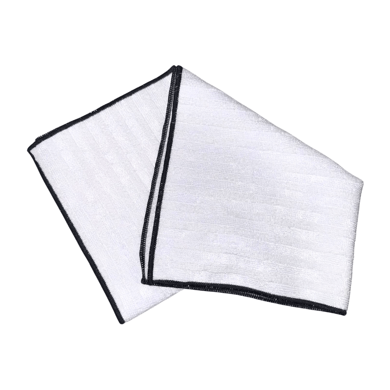 Microfiber Stripe Interior Scrubbing Towels - 16x16 Korean Microfiber ...