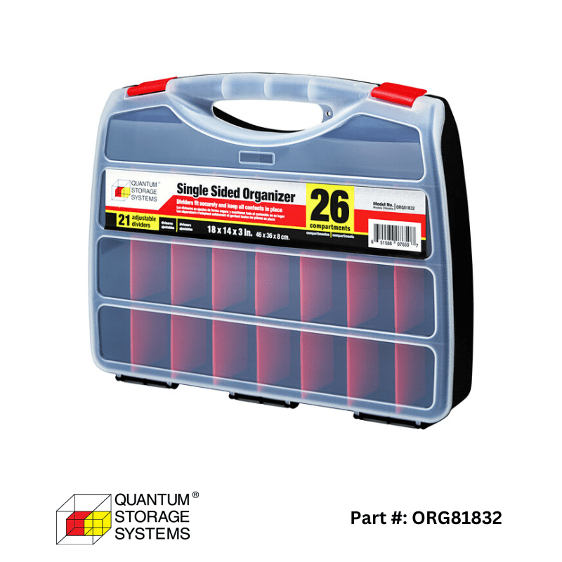 Quantum 26 Compartment Single Sided Organizer - Custom Dealer Solutions - ORG81832