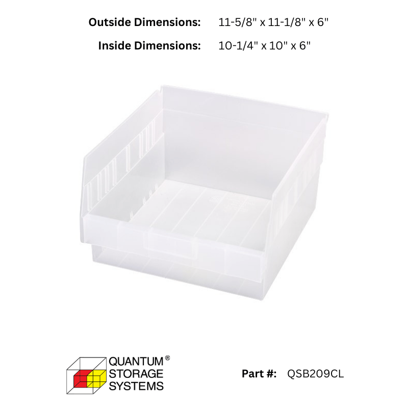Quantum QPRD - 209CL Clear - View Double Sided Pick Rack - Custom Dealer Solutions - QPRD - 209CL