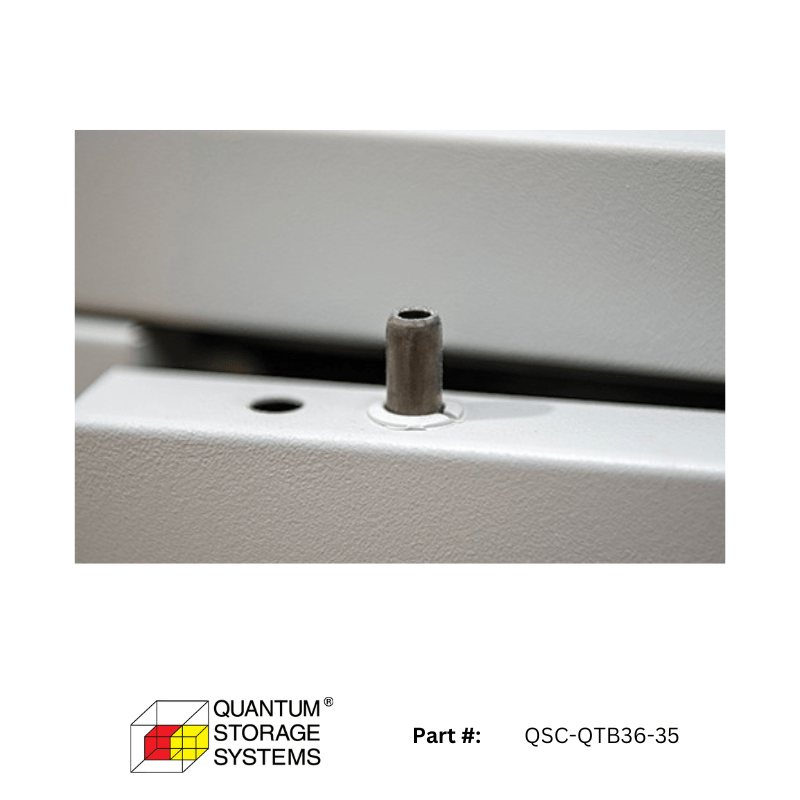 Quantum (QSC - QTB36 - 35) 35 Compartment Clear Bin Tip Out Cabinet - Custom Dealer Solutions - QSC - QTB36 - 35