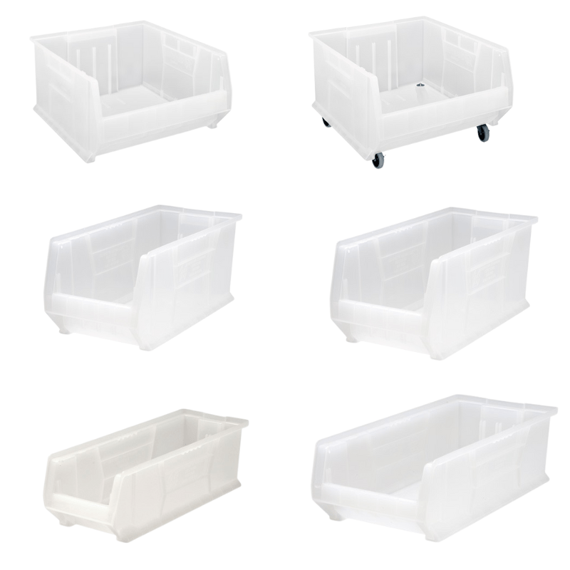 Quantum Storage Heavy Duty Clear 24" Bins - Custom Dealer Solutions - QUS950C