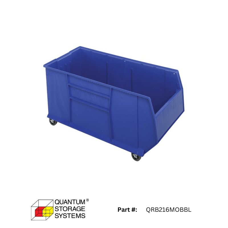 Quantum Storage QRB216MOB Mobile Rack Bins - Custom Dealer Solutions - QRB216MOBBL