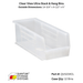 Quantum Storage Systems Clear View Ultra Stack & Hang Bins - Custom Dealer Solutions - QUS234CL