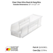 Quantum Storage Systems Clear View Ultra Stack & Hang Bins - Custom Dealer Solutions - QUS238CL