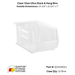 Quantum Storage Systems Clear View Ultra Stack & Hang Bins - Custom Dealer Solutions - QUS240CL
