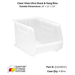 Quantum Storage Systems Clear View Ultra Stack & Hang Bins - Custom Dealer Solutions - QUS260CL
